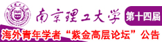 高清无码草逼网站南京理工大学第十四届海外青年学者紫金论坛诚邀海内外英才！